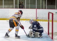 Gryphon hockey women edged in shootout in home opener